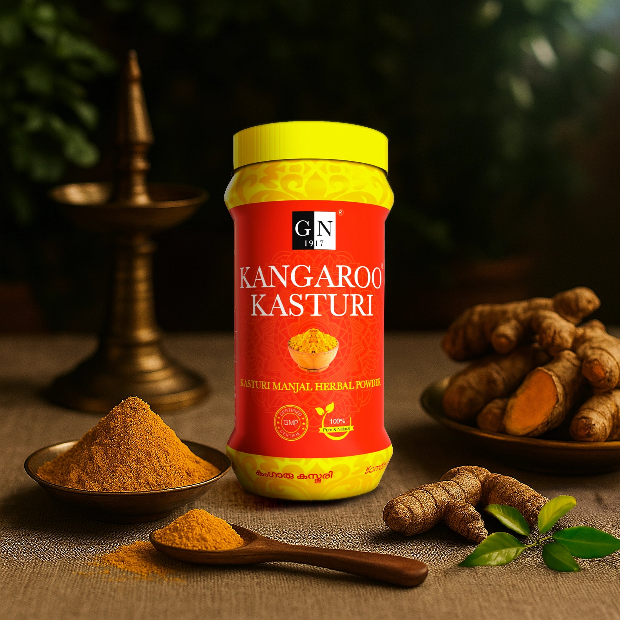 Kangaroo Kasturi Manjal (Wild Turmeric) Powder