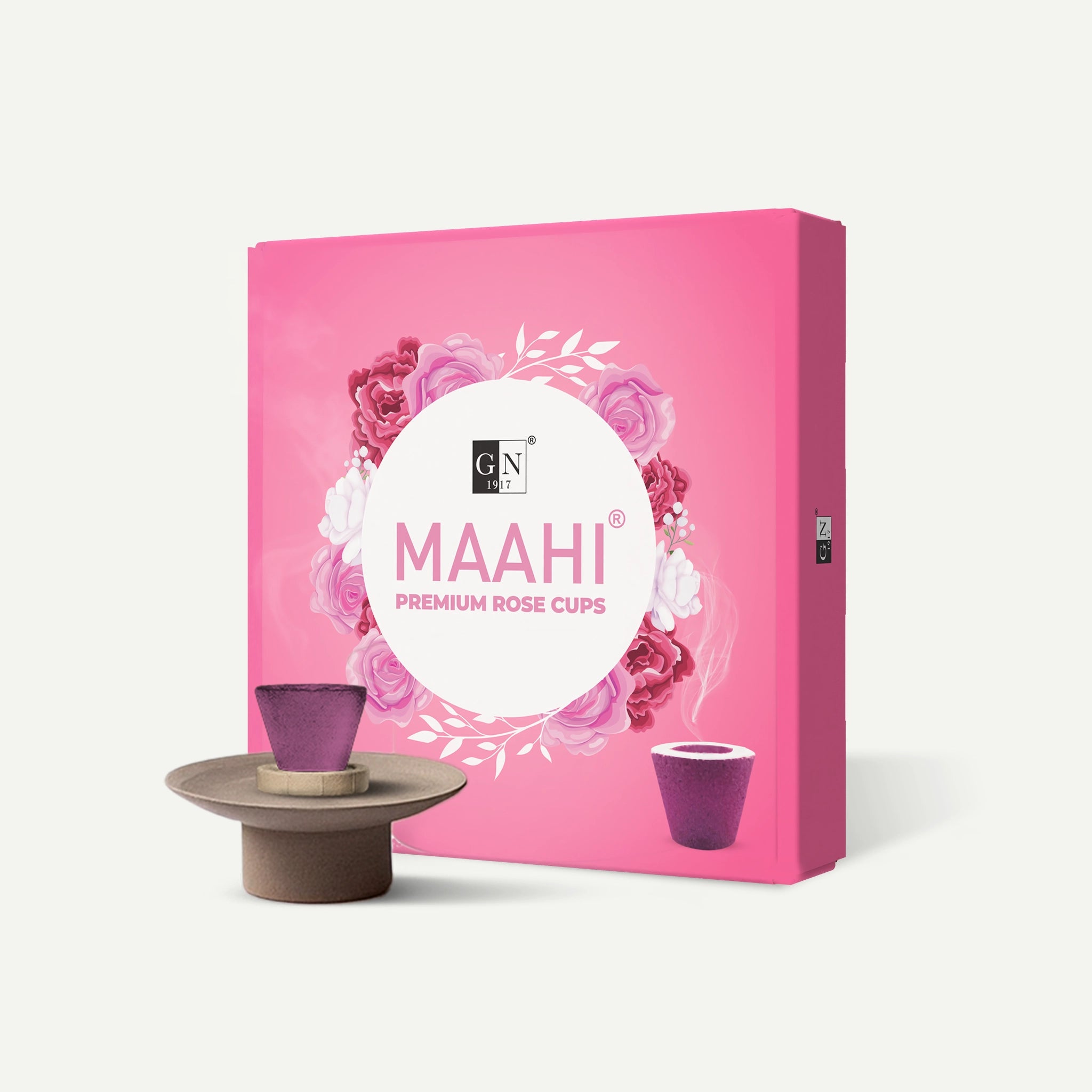 Maahi Rose Sambrani cups