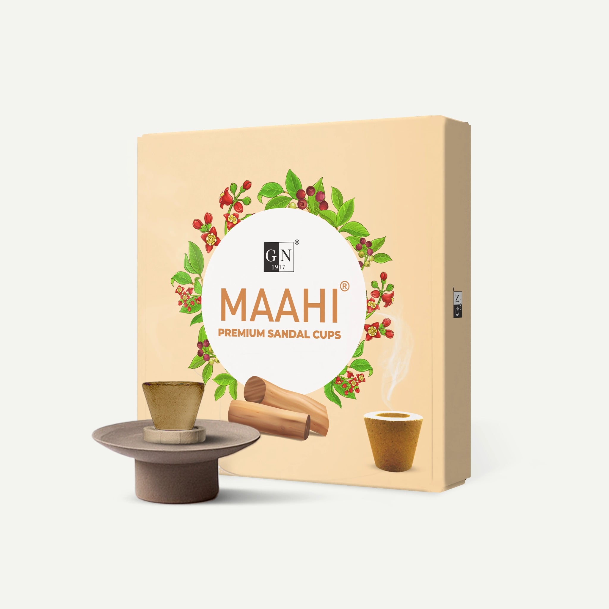 Maahi Sandal Sambrani cups